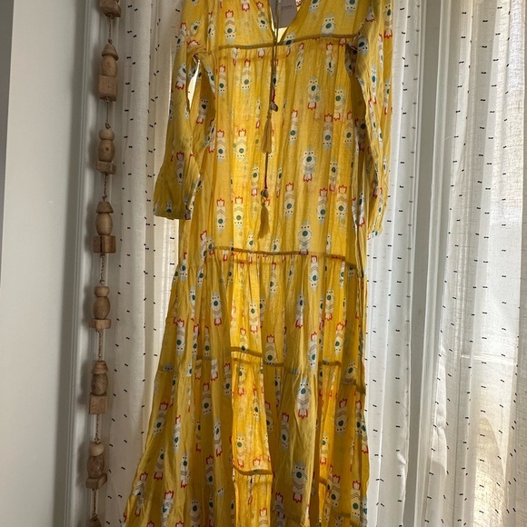 Compania Fantastica yellow rocket dress NWT lg. - Picture 4 of 6